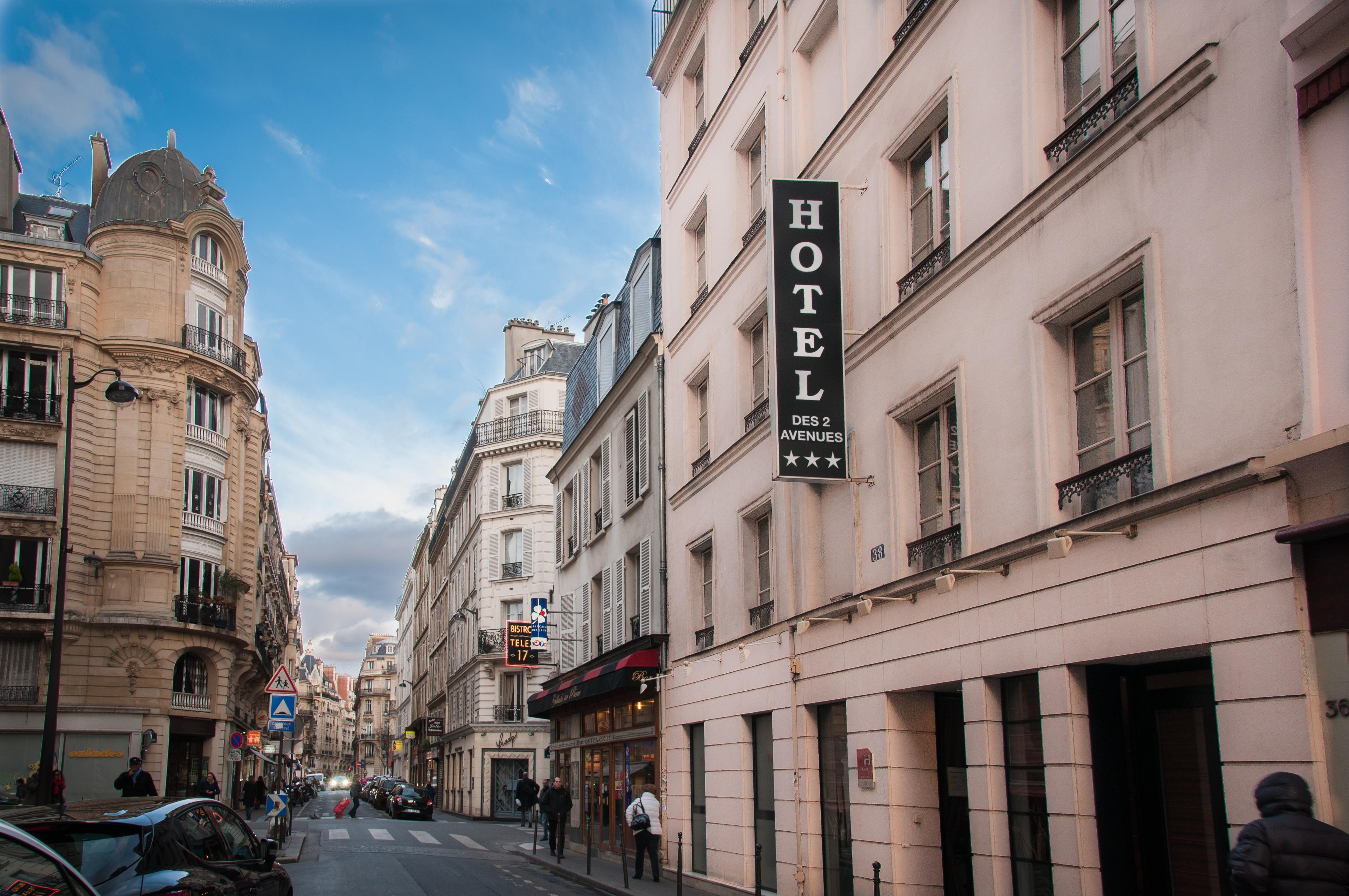 Hotel Des Deux Avenues Paryż Zewnętrze zdjęcie